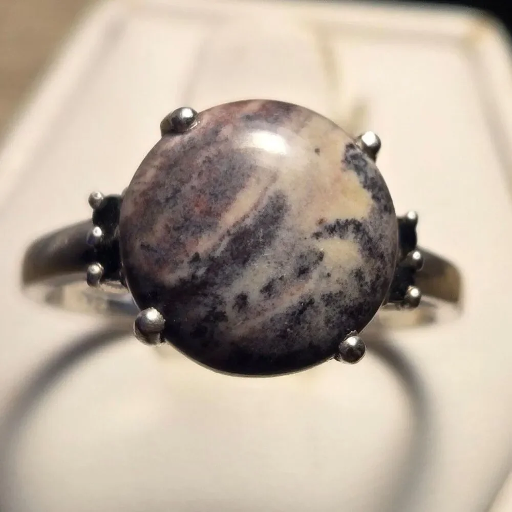 STS Jewels vintage sterling silver ring sz 9.5